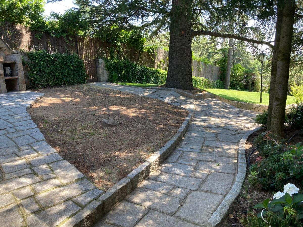 Gran chalet con piscina en Navacerrada Villa Exterior foto