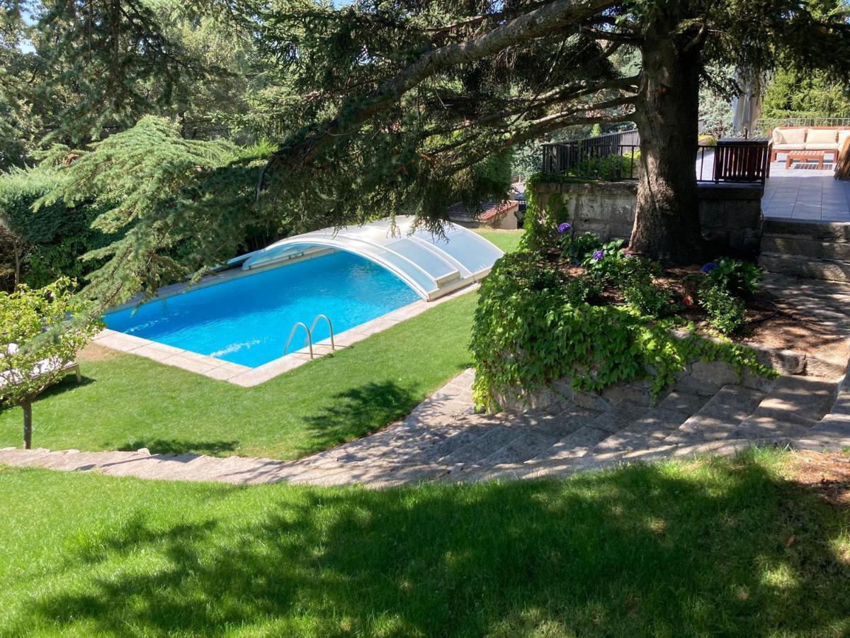 Gran chalet con piscina en Navacerrada Villa Exterior foto